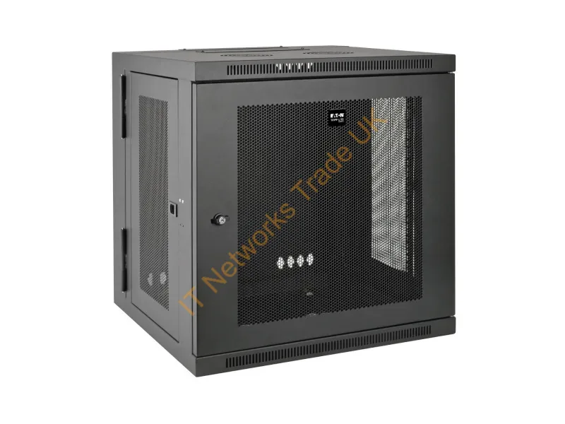Tripp Lite 10U Wall-Mount Server Rack Enclosure Cabinet with Hinged Back, Low Profile and Switch-Depth Accessory