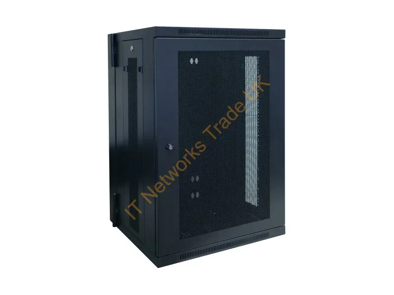 Tripp Lite 18U SmartRack Low-Profile Wall-Mount Rack Enclosure Cabinet, Switch-Depth, Hinged Back Accessory