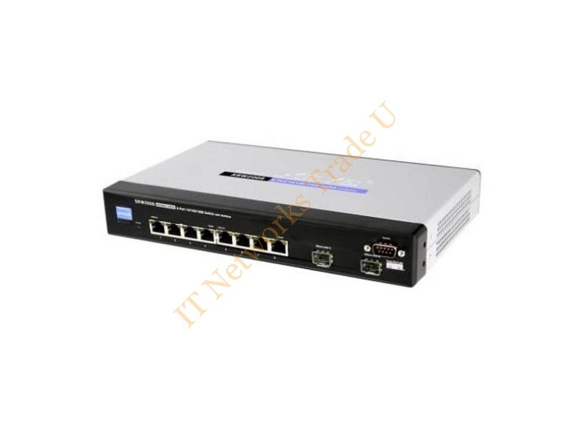 SRW2008-K9-G5 Cisco SRW2008 8-Port 10/1000Mbps 2 x Combo mini-GBIC Port Gigabit Managed Network Switch