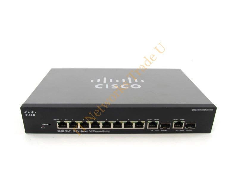 SRW2008MP-K9 Cisco SRW2008 8-Port 10/1000Mbps 2 x Combo mini-GBIC Port Gigabit Managed Network Switch