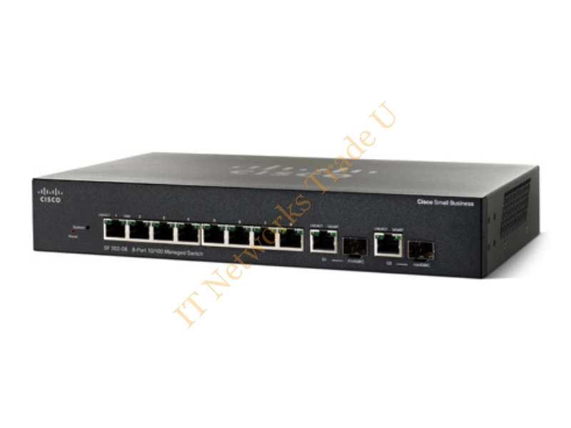 SRW208G-K9-G5 - Cisco SF 302-08 Managed network switch L3 1U Black