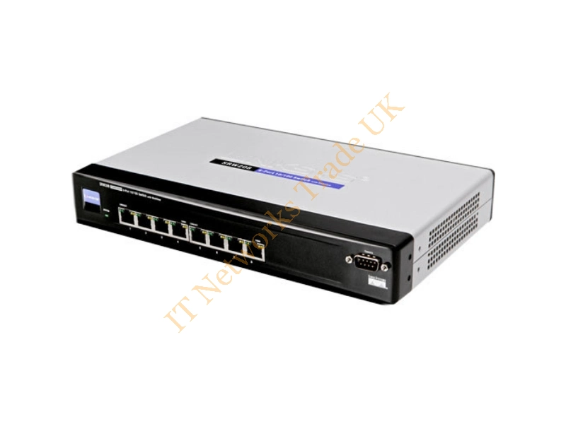 SRW208P Cisco 8-Port 8 x 10/100 PoE Managed Network Switch