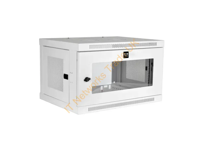 Tripp Lite SmartRack 6U Low-Profile Switch-Depth Wall-Mount Rack Enclosure Cabinet with Clear Acrylic Window, White Accessory