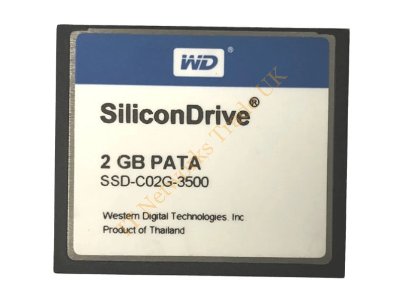 SSD-C02G-3500 Western Digital SiliconDrive 2GB CompactFlash Card Memory