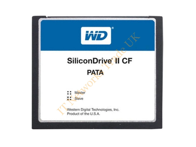 SSD-C16GI-4500 Western Digital SiliconDrive II 16GB ATA-66 Compact Flash Memory Card