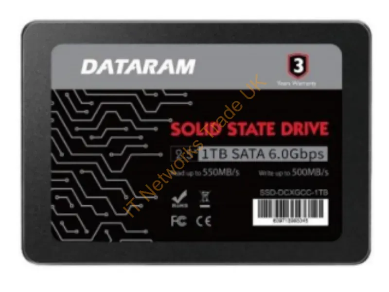 SSD-DCXGCC-1TB - Dataram Ssd-Dcxgcc-1Tb Internal Solid State Drive 2.5" Serial Ata Iii 3D Nand