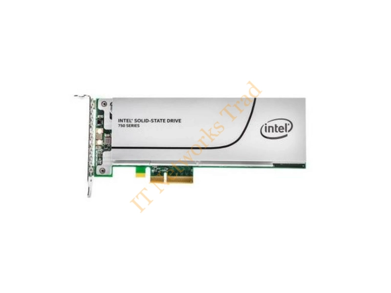 SSD750P4X1 Intel 750 Series 400GB Multi-Level Cell (MLC) PCI Express 3.0 x4 NVMe HH-HL Add-in Card Solid State Drive SSD Storage