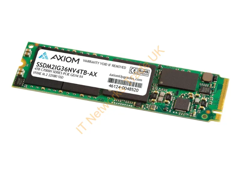 SSDM2IG36NV4TB-AX - Axiom Ssdm2Ig36Nv4Tb-Ax Internal Solid State Drive 4 Tb M.2 Pci Express 4.0 Nvme 3D Nand