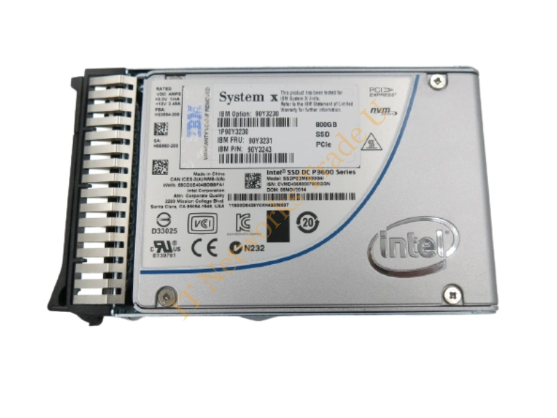 SSDPE2ME800G4I Intel DC P3600 Series 800GB Multi-Level Cell PCI-Express 3.0x4 2.5-inch Solid State Drive SSD Storage