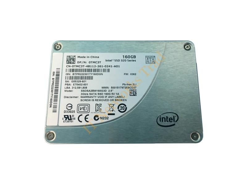 Intel 320 Series 160GB Multi-Level Cell (MLC) SATA 3Gb/s 2.5-inch Solid State Drive SSD Storage
