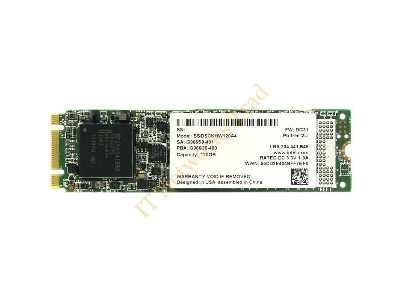 SSDSCKHW120A4 Intel 530 Series 120GB Multi-Level Cell (MLC) SATA 6Gb/s M.2 2280 Solid State Drive SSD Storage