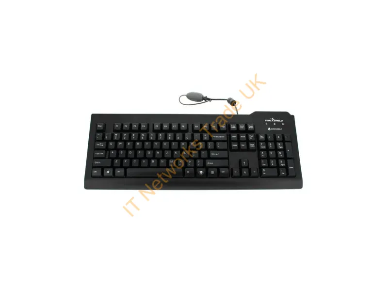 SSKSV208DE - Seal Shield Silver Seal Keyboard Universal Usb Qwertz German Black