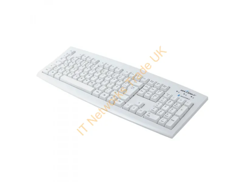 SSWKSV208DE - Seal Shield Silver Seal Keyboard Universal Usb Qwertz German White
