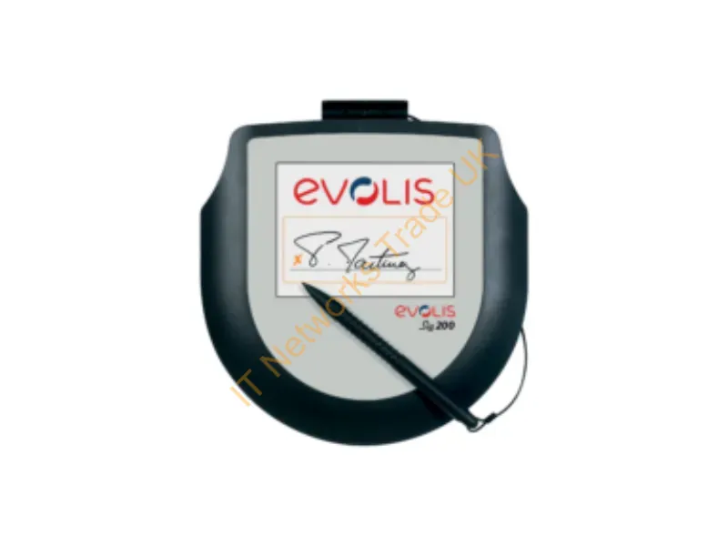 ST-CE1075-2-UEVL-MB1 - Evolis Sig200 Bundle 5" Black, White Tft