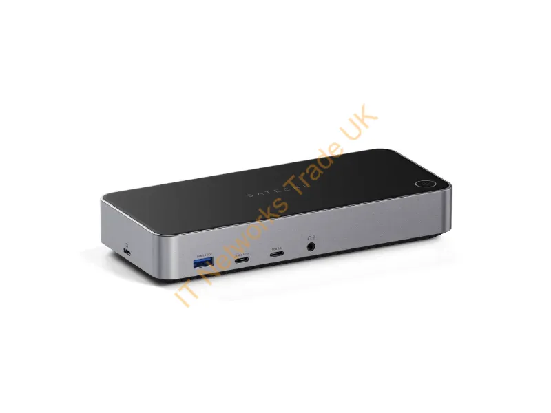 ST-D4KTM-EU - Satechi Triple 4K Display Wired Dock Black, Silver