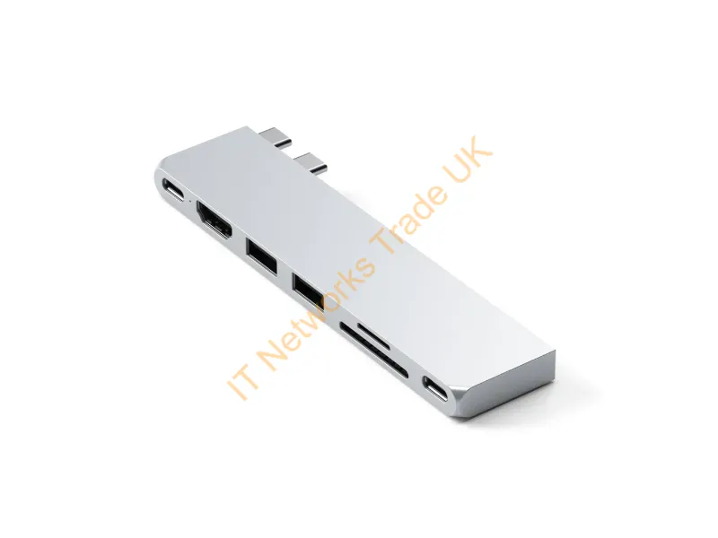 ST-HUCPHSS - Satechi ST-HUCPHSS laptop dock/port replicator Docking USB 3.2 Gen 2 (3.1 Gen 2) Type-C Silver