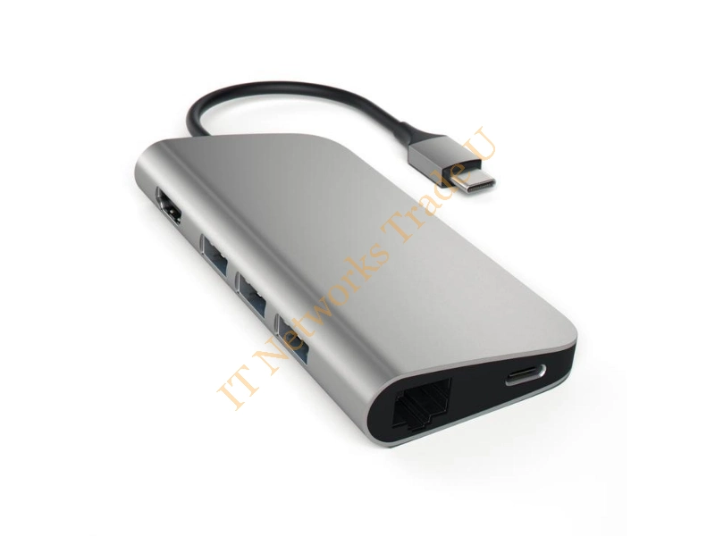 Satechi ST-TCMAM USB 3.0 (3.1 Gen 1) Type-C 1000Mbit/s Grey interface hub Accessory