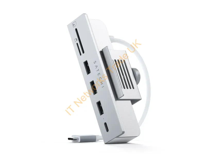 ST-UCICHS - Satechi ST-UCICHS laptop dock/port replicator USB 3.2 Gen 1 (3.1 Gen 1) Type-C Silver