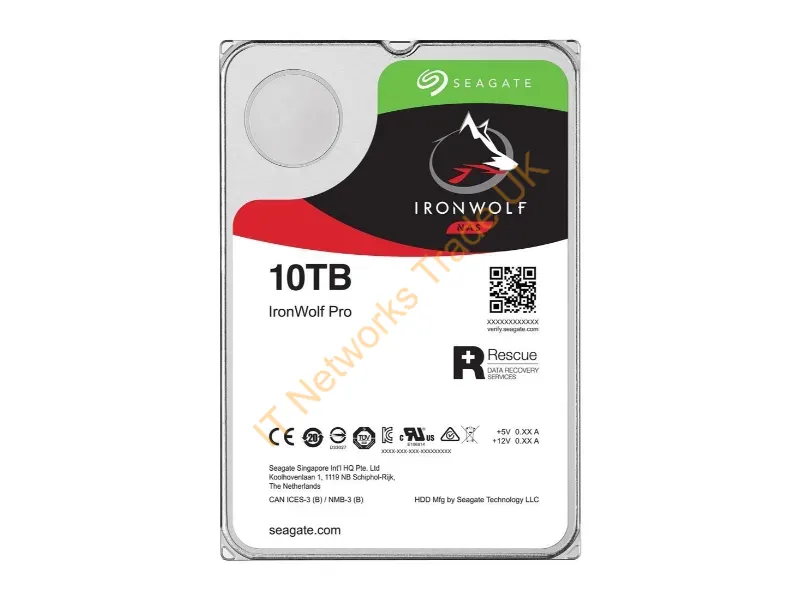 ST10000NE0008 Seagate IronWolf Pro NAS ST10000NE0008 10TB 7200RPM SATA 6.0 GB/s 256MB Server Hard Drive (3.5 inch) Internal HDD