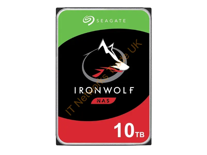 ST10000VN0008 - Seagate Nas Hdd Ironwolf Internal Hard Drive 10 Tb 7200 Rpm 256 Mb 3.5" Serial Ata Iii