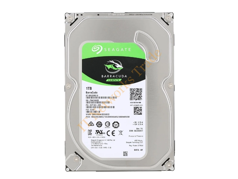 ST1000NM000A Seagate Enterprise Capacity ST1000NM000A 1TB 7200RPM SATA 6.0 GB/s 256MB Enterprise Desktop Hard Disk Drive (3.5 inch, Exos 7E8 HDD 512N SATA) Internal HDD