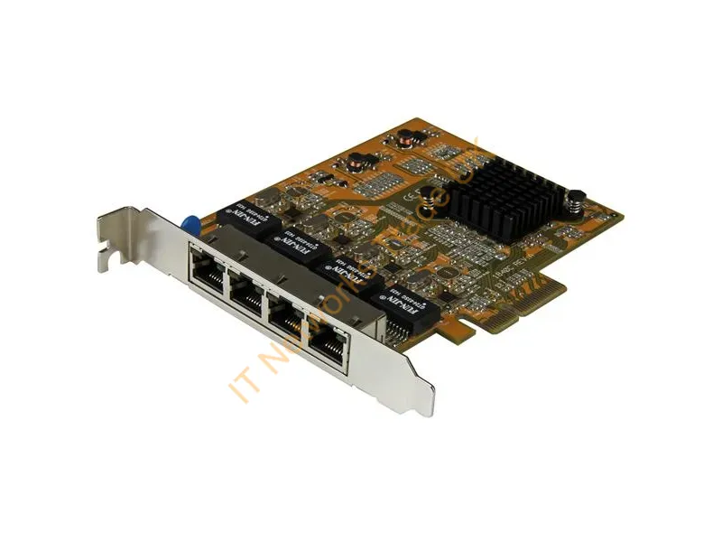 StarTech.com 4-Port PCIe Gigabit Network Adapter Card Networking Accessory