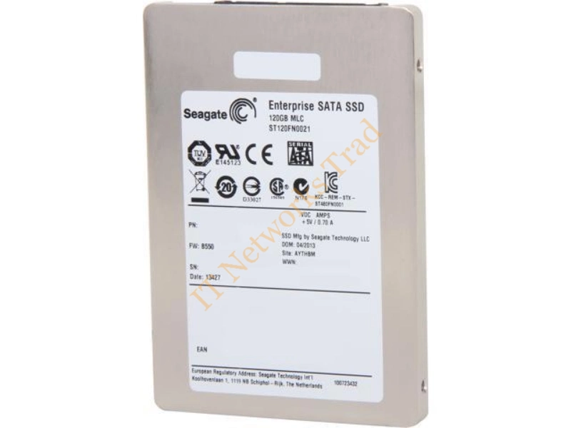 ST120FN0021 Seagate Enterprise 120GB Multi-Level Cell (MLC) SATA 6Gb/s 2.5-inch Solid State Drive SSD Storage