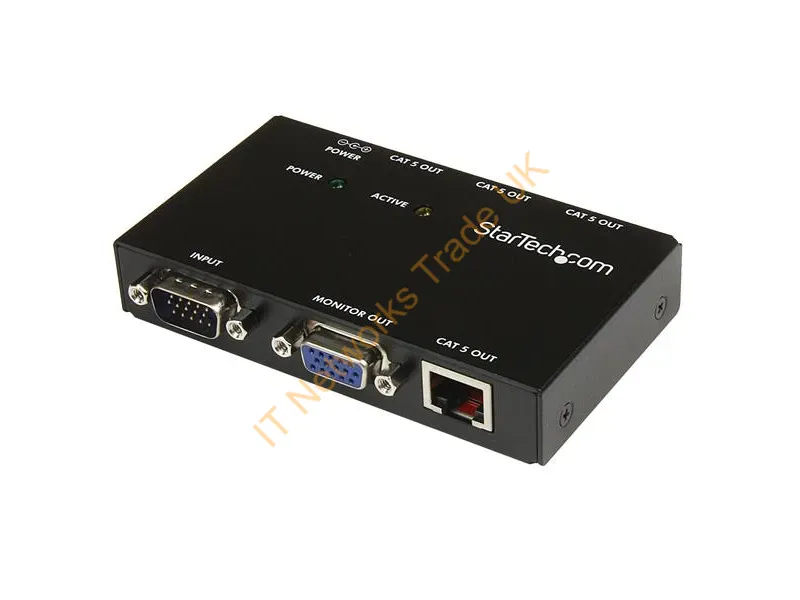 StarTech.com 4 Port VGA Over CAT5 Video Extender 450ft (150m)