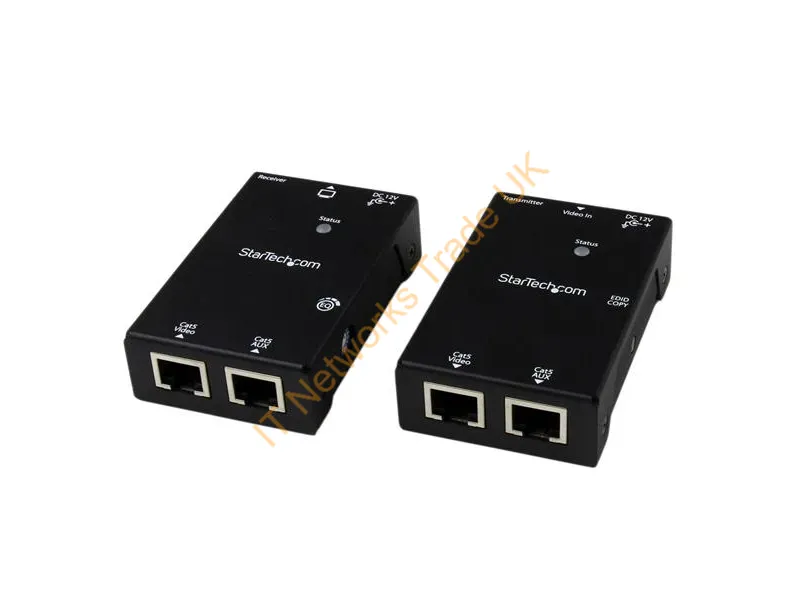 StarTech.com HDMI Over CAT5/CAT6 Extender with Power Over Cable 165 ft (50m)