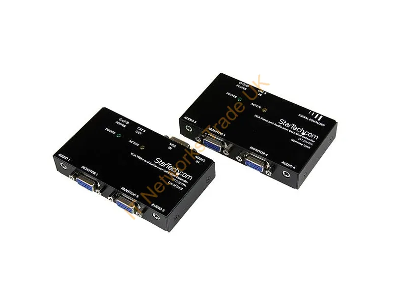 ST122UTPA - Startech.Com Vga And Audio Over Cat5 Extender Av Transmitter & Receiver Black