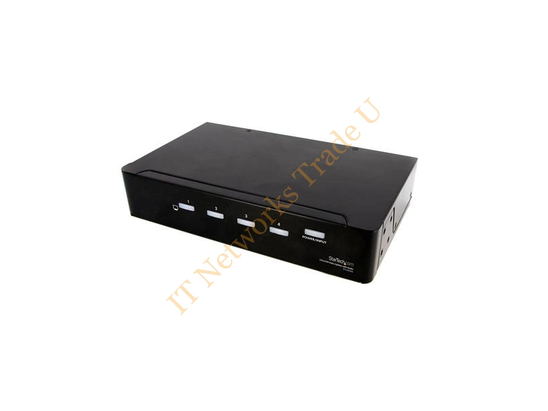 ST124DVIA - StarTech.com 4 Port DVI Video Splitter with Audio Monitor Accessory