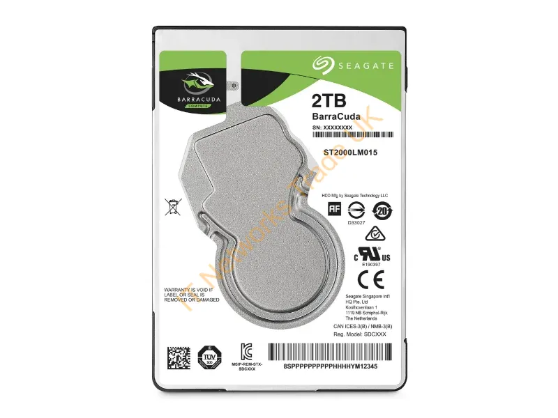 ST2000LM015 - Seagate Barracuda 2.5" HDD 2000GB Serial ATA III internal hard drive