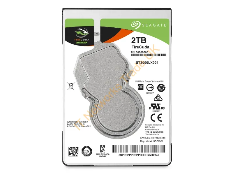 ST2000LX001 - Seagate FireCuda 2.5" 2000GB Serial ATA III internal hard drive