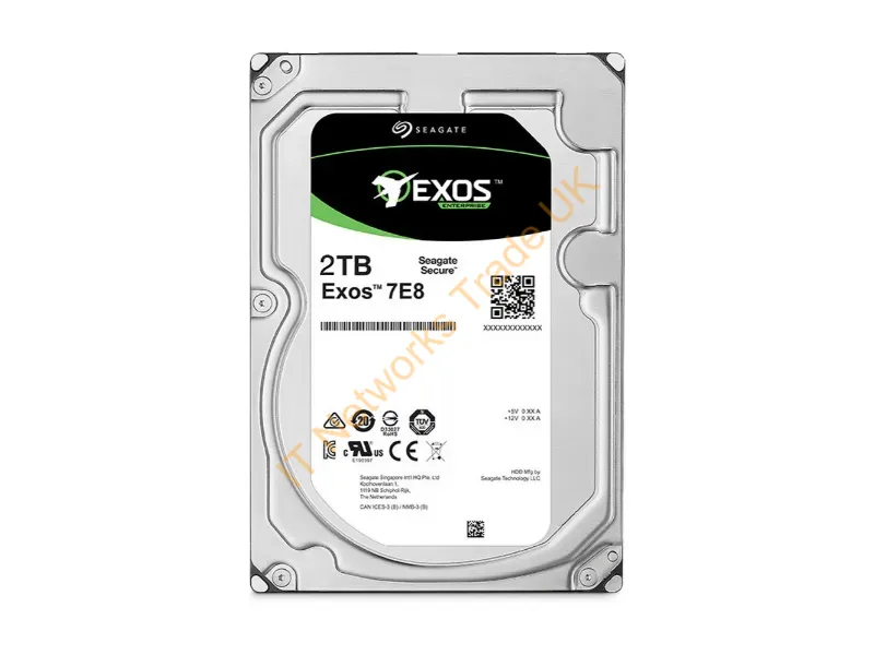 ST2000NM000A Seagate Enterprise Capacity ST2000NM000A 2TB 7200RPM SATA 6.0 GB/s 256MB Enterprise Desktop Hard Disk Drive (3.5 inch, Exos 7E8 HDD 512N SATA) Internal HDD
