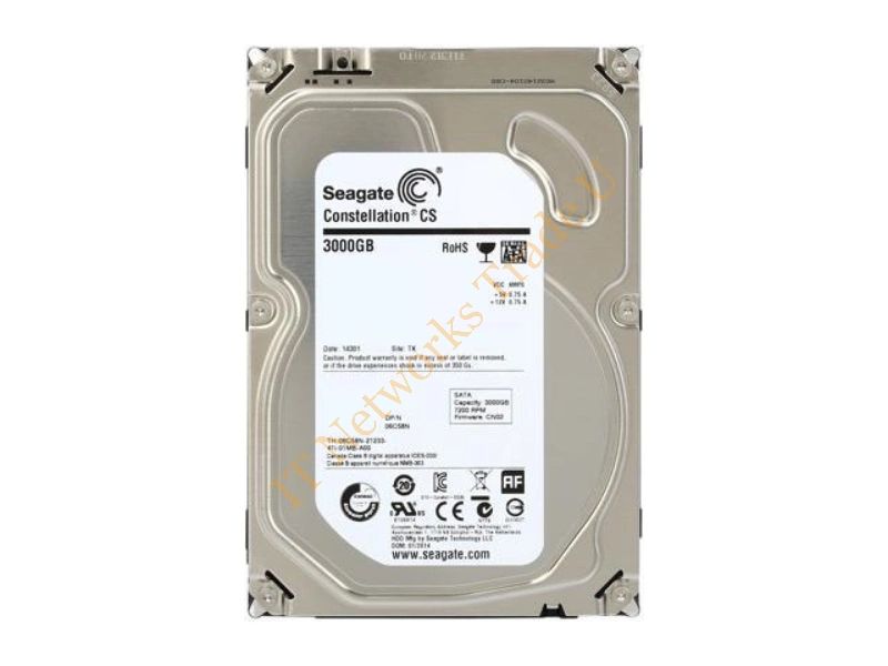 ST3000NC002 - Seagate Constellation CS 3TB SATA 6Gb/s 3000GB Serial ATA III internal hard drive