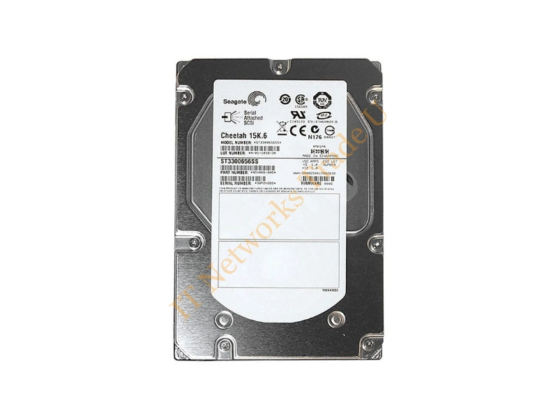 ST33000656SS Seagate 300GB 15000RPM SAS 3Gb/s 3.5-inch Server Hard Drive Internal HDD