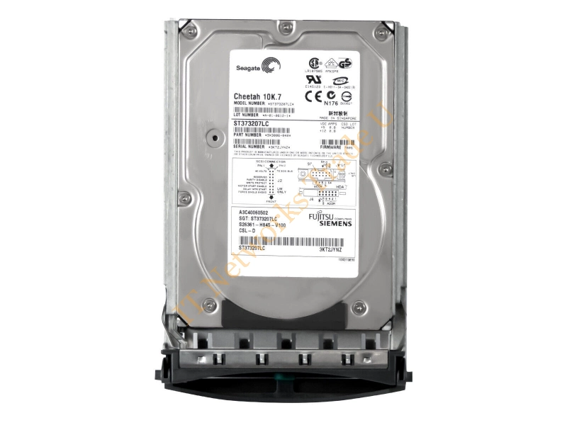 ST373207C Seagate 73GB 15000RPM Ultra-320 SCSI 3.5-inch Server Hard Drive Internal HDD