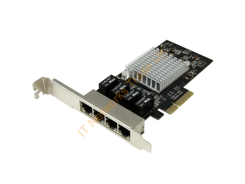StarTech.com 4-Port Gigabit Ethernet Network Card PCI Express, Intel I350 NIC Networking Accessory