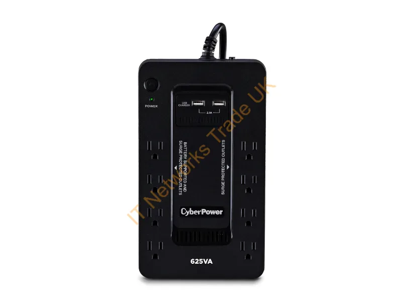 ST625U - Cyberpower St625U Uninterruptible Power Supply (Ups) Standby (Offline) 0.625 Kva 360 W 8 Ac Outlet(S)