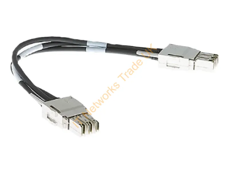 STACK-T1-50CM-M - Cisco Meraki STACK-T1-50CM-M networking cable Black, Grey 0.5 m