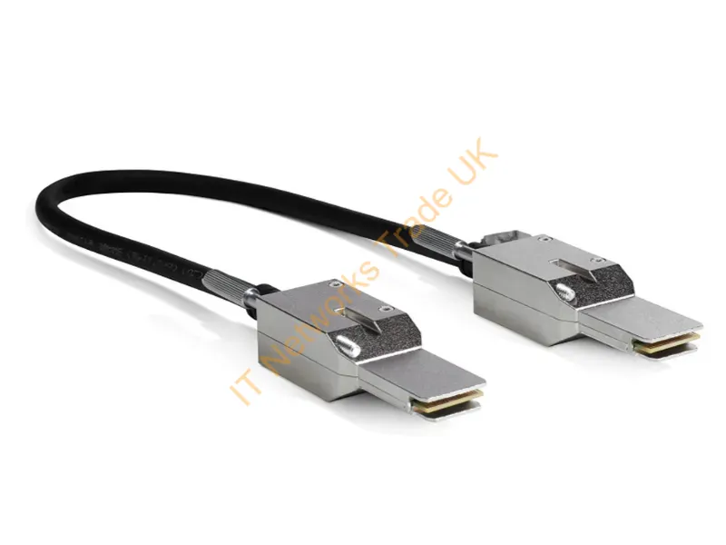 STACK-T2-1M-AX - Axiom Stack-T2-1M-Ax Infiniband/Fibre Optic Cable 39.4" (1 M) Cx4 Black, Silver