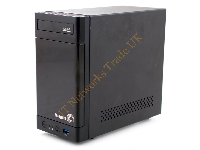 STBN6000200 Seagate Business Storage 2-Bay 6TB 700MHz 512MB RAM 2x SATA 3Gb/s 2x USB 3.0 1x USM Network Attached Storage Server NAS Server