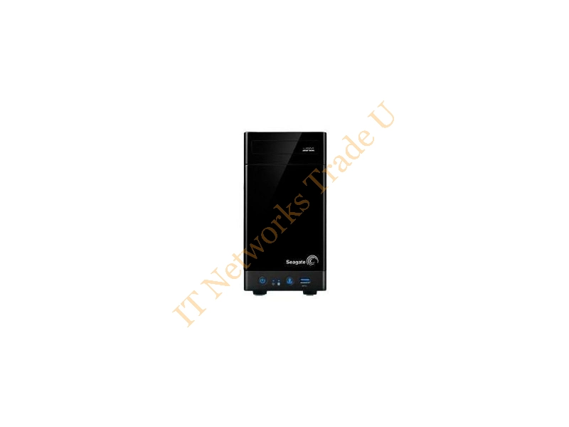 STBN8000200 Seagate Business Storage 2-Bay 8TB (2 x 4TB) 700MHz 512MB RAM 2x SATA 3Gb/s 2x USB 3.0 1x USM Network Attached Storage Server NAS Server