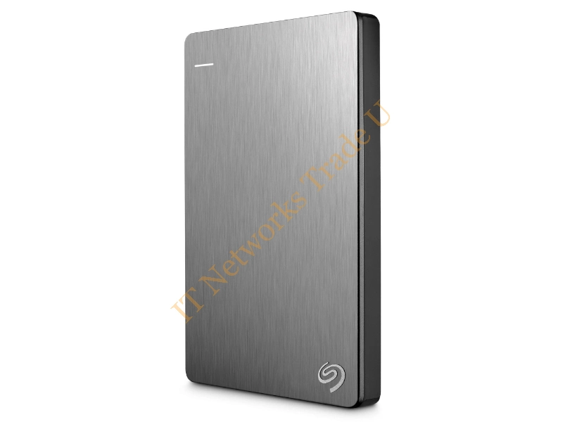 STDR2000201 - Seagate Backup Plus 2TB Slim Portable Drive, Silver External Hard Drives