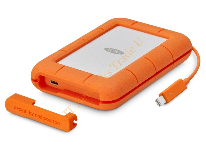 STEV1000400 - LaCie Rugged 1000GB Orange external hard drive