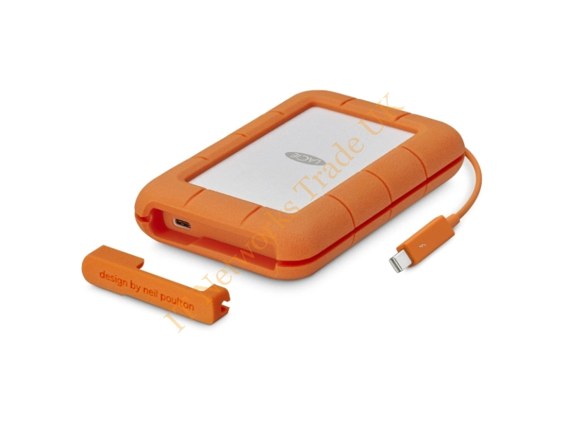 STFR2000400 LaCie 4TB Rugged USB-C / USB 3.0 Portable Hard Drive Storage HDD