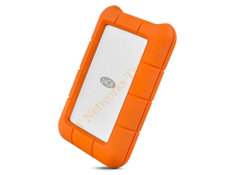STFR2000800 - LaCie Rugged USB-C 2000GB Orange,Silver external hard drive