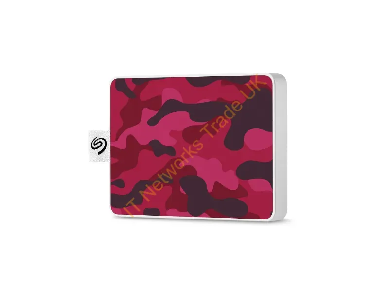 STJE500405 - Seagate Stje500405 External Hard Drive 500 Gb Camouflage, Red