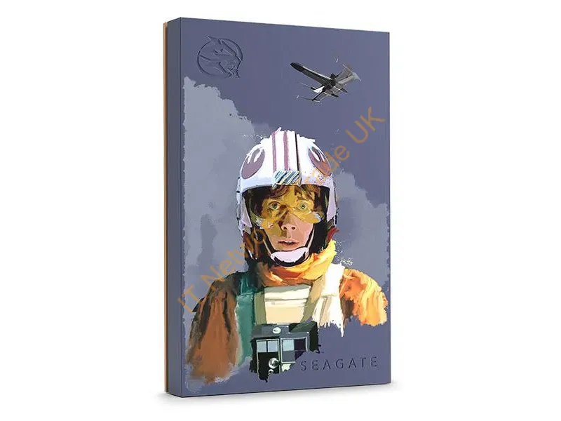 STKL2000412 - Seagate Game Drive Luke Skywalker Special Edition Firecuda External Hard Drive 2 Tb Black