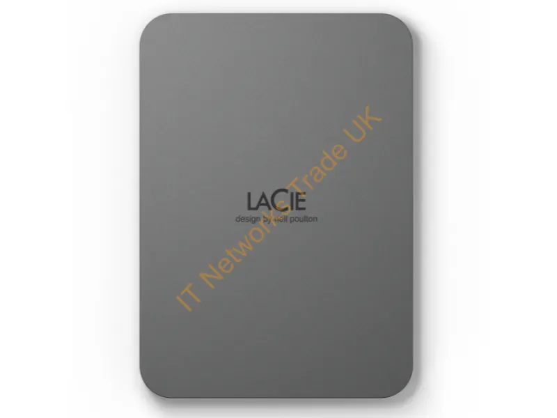 STLR4000400 - Lacie Mobile Drive Secure External Hard Drive 4 Tb Usb Type-C 3.2 Gen 1 (3.1 Gen 1) Gray